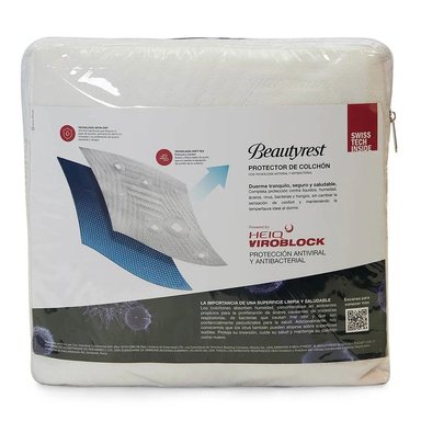 PROTECTOR DE COLCHÓN IMPERMEABLE HEIQ VIROBLOCK 2 PLAZAS - 2