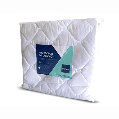 PROTECTOR DE COLCHÓN SIMPLE T/N BLANCO 1.5 PLAZAS - 2