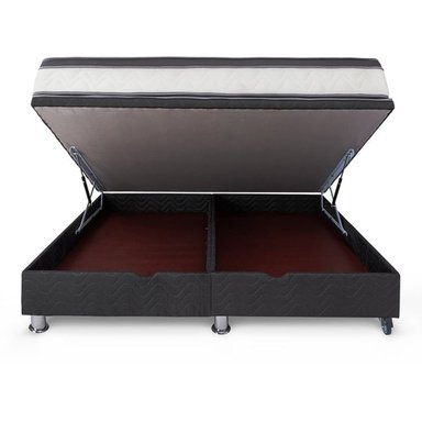 Cama Practibox Drimer Pocket Aero Látex Queen Size Gris - 2