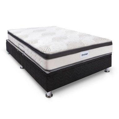 Cama Practibox Drimer Pocket Aero Látex Queen Size Gris - 3