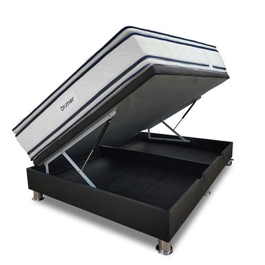 CAMA PRACTIBOX FIAMMA ANTISTRESS 1.5 PLAZAS GRIS