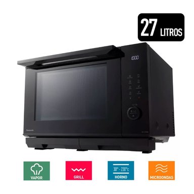 HORNO MULTIFUNCIÓN PANASONIC 4 EN 1 NN-DS59NBRPM 27LT NEGRO