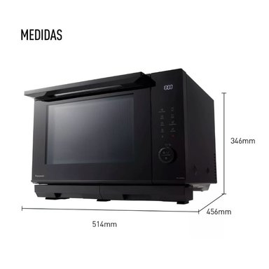 HORNO MULTIFUNCIÓN PANASONIC 4 EN 1 NN-DS59NBRPM 27LT NEGRO - 2
