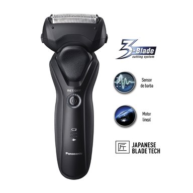 AFEITADORA PANASONIC ES-RT37 3-BLADE SYSTEM INALÁMBRICA