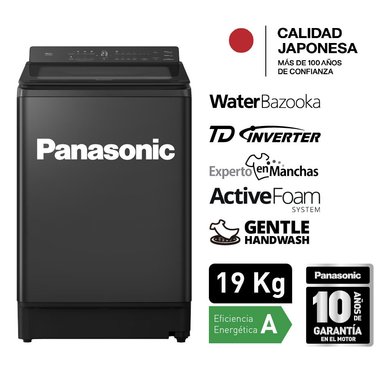 LAVADORA PANASONIC NA-FD19X3BRH POWER WASH SERIES 19 KG TD INVERTER - 1