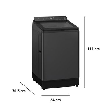 LAVADORA PANASONIC NA-FD19X3BRH POWER WASH SERIES 19 KG TD INVERTER - 4
