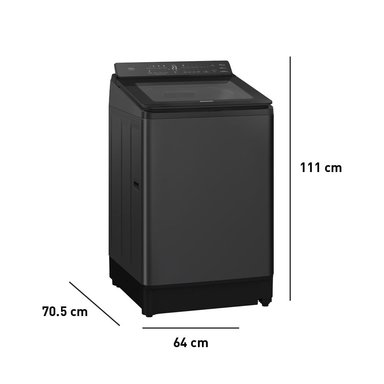 LAVADORA PANASONIC NA-FD17X3BRH POWER WASH SERIES 17 KG TD INVERTER - 4