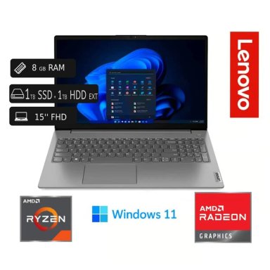 LENOVO V15 G4 AMD RYZEN 3 7320U 8GB RAM 1TB SSD 1TB HDD EXT 15.6" FHD