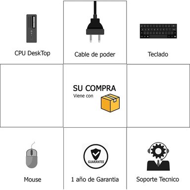 PRODESK MINI 400 G6 I5 10MA 8GB RAM 256GB SSD 500GB HDD EXT REACONDICIONADA 1 AÑO DE GARANTÍA - 6