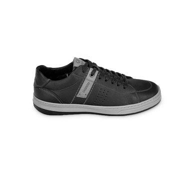ZAPATILLAS HOMBRE CALIMOD CUERO NEGRO UAN011