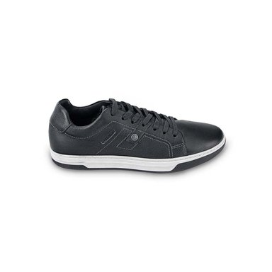 ZAPATILLAS HOMBRE CALIMOD CUERO NEGRO UEY001