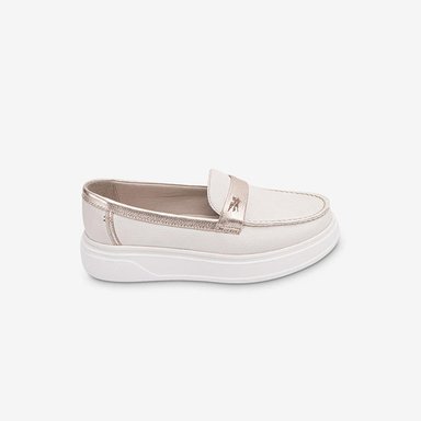 ZAPATOS CASUALES MUJER CALIMOD CUERO BLANCO CB3002 - 1