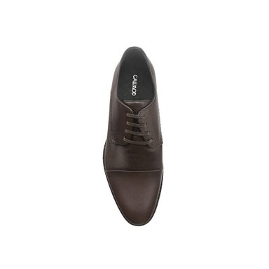 ZAPATOS DE VESTIR HOMBRE CALIMOD CUERO MARRÓN VAE003 - 3
