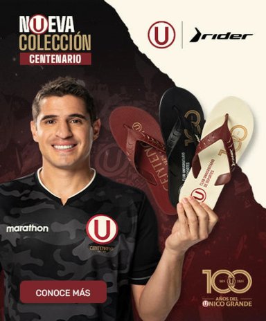 SANDALIAS HOMBRE RIDER CREMA RDE40 100 AÑOS CENTENARIO UNIVERSITARIO - 2