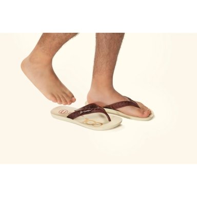SANDALIAS HOMBRE RIDER CREMA RDE40 100 AÑOS CENTENARIO UNIVERSITARIO - 3