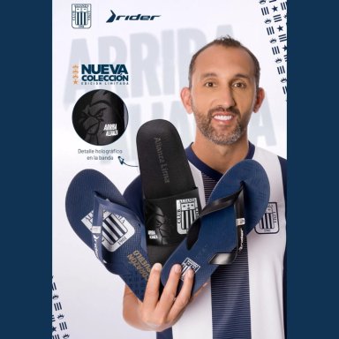 SANDALIA RIDER ALIANZA LIMA SLIDER NEGRO 2RDL54 - 7