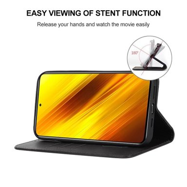 CASE XIAOMI POCO X3 FLIP COVER NEGRO - 2