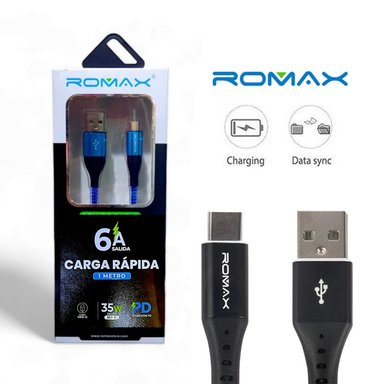 CABLE ROMAX ROMAC USB C 6A