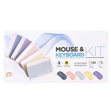 TECLADO Y MOUSE INALÁMBRICO NEGRO