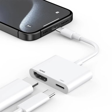 ADAPTADOR USB C A HDMI IPHONE SERIE 15