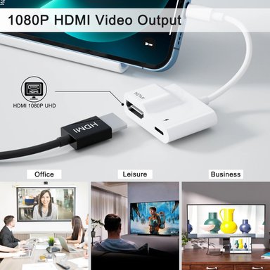 ADAPTADOR USB C A HDMI IPHONE SERIE 15 - 2