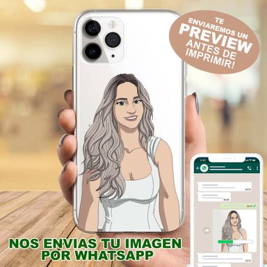 CASE FUNDA IPHONE . SAMSUNG XIAOMI PERSONALIZADO 360 ANTISHOCK - 2