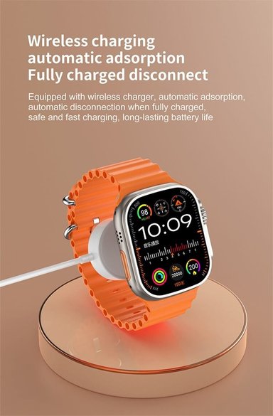 SMARTWATCH PLATEADO + AUDIFONO CON PANTALLA - 3