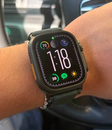 SMARTWATCH NARANJA CON 7 CORREAS - 2