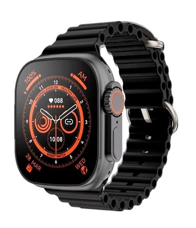 SMARTWATCH NARANJA CON 7 CORREAS - 3