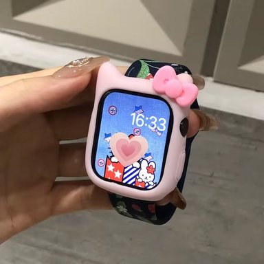 FUNDA ROSADO PROTECTORA HELLO KITTY PARA APPLE WATCH 38 - 2