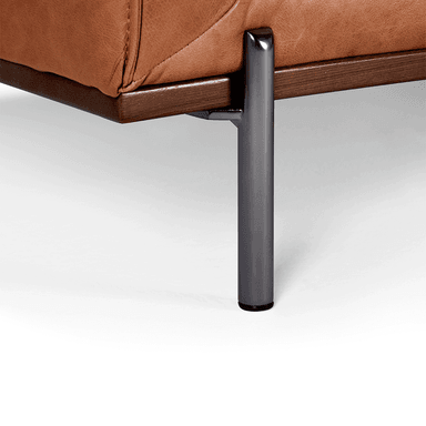 SECCIONAL ROSEN WESTWOOD DERECHO CAMEL CUERO - 3