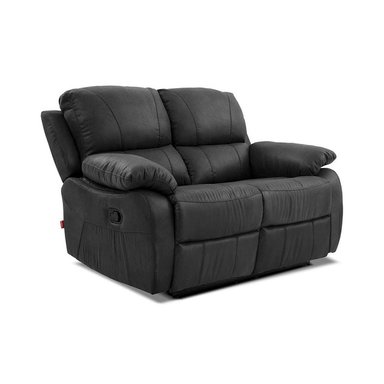 SOFÁ ROSEN RECLINABLE ORSON TELA 2 CUERPOS STONE GRIS OSCURO - 4