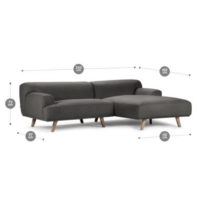 ROSEN SECCIONAL DRESDENER 2 L DER TE GRIS - 7