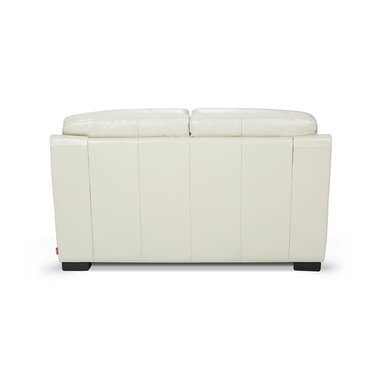ROSEN SOFÁ FLAMINIO CUERO MARFIL 2 CUERPOS - 4