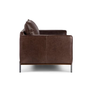 ROSEN SOFÁ WESTWOOD CUERO MORO 2 CUERPOS - 3