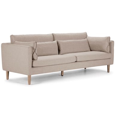 ROSEN SOFÁ VESTERBRO TELA TOSTADO 3 CUERPOS