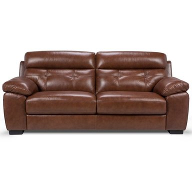ROSEN SOFA FLAMINIO 3 CPO CUERO CARAMELO