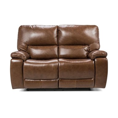 ROSEN SOFA RECLINABLE POCH 2 CPO CUERO TABACO - 4