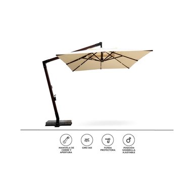 ROSEN SOMBRILLA FIBRA DE VIDRIO RECTANGULAR - 3