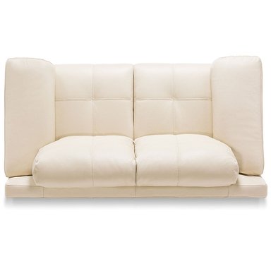 ROSEN SOFÁ 5037 CUERO BEIGE 2 CUERPOS - 5