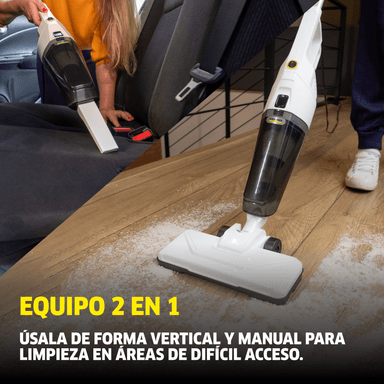 ASPIRADORA VERTICAL 2 EN 1 VCL STICK 1000W KARCHER - 4