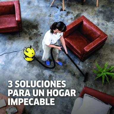 ASPIRADORA DE POLVO Y AGUA WDL1 1000W 10L KARCHER - 4