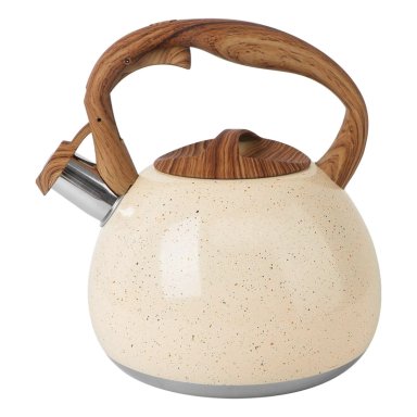 TETERA SILBADORA ACERO INOX ACABADO GRANITO 5L BEIGE