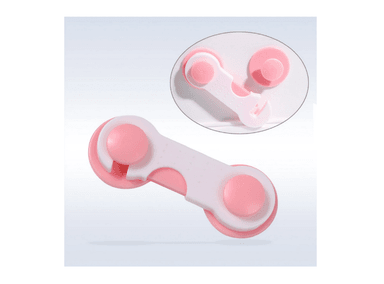 CERRADURA OEM BLOQUEO DE SEGURIDAD PARA BEBÉ X12 PIEZAS ROSADO