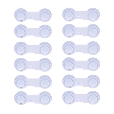 CERRADURA OEM BLOQUEO DE SEGURIDAD PARA BEBÉ X12 PIEZAS BLANCO