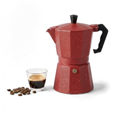 CAFETERA ITALIANA CFTR-NGRT EXPRESSO MOKA 6 TAZAS COLOR ROJO 300ML