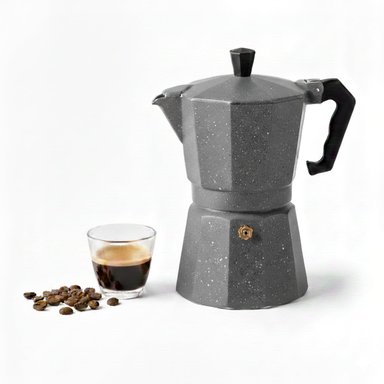 CAFETERA ITALIANA CFTR-NGRT EXPRESSO MOKA 6 TAZAS COLOR PLOMO 300ML