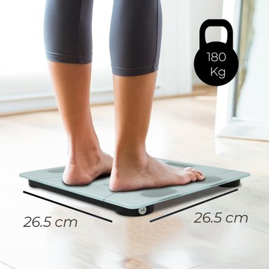 BALANZA DIGITAL SMART BLUETOOTH BLZ-BLTH-NGR 180 KG ROSADO - 5