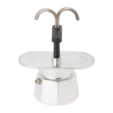 CAFETERA MOKA 2 TAZAS DOBLE CABEZAL 100ML