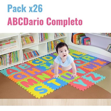 PISOS ALFOMBRA DE GOMA EVA ANTIGOLPES PARA NIÑOS Y BEBÉS 26 PZAS - 2